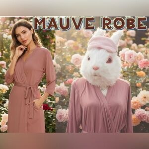 *4 For $10* Mauve Women's Robe *FLAWS